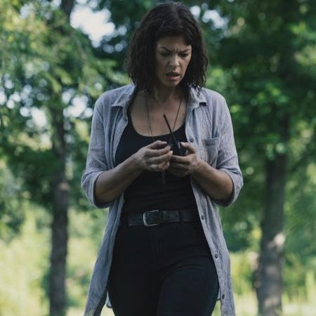 Jadis (Pollyanna McIntosh) em cena da nona temporada de "The Walking Dead" - Jackson Lee Davis/AMC/Divulgação - Jackson Lee Davis/AMC/Divulgação