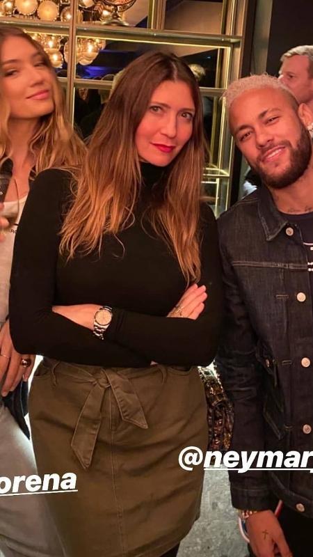 Neymar participa de evento de marca italiana ao lado de modelos - Reprodução/Instagram - Reprodução/Instagram