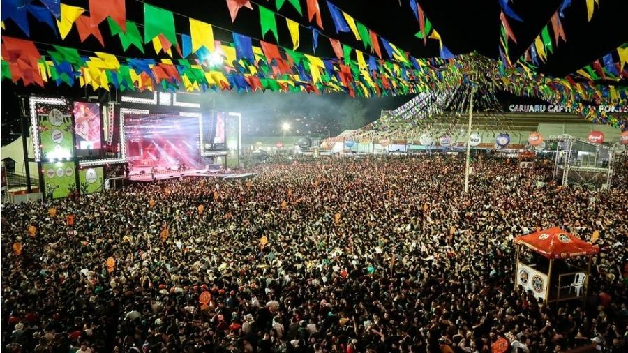 Na festa de São João do ano passado, Caruaru recebeu 2 milhões de turistas, segundo a prefeitura - Prefeitura de Caruaru/Divulgação