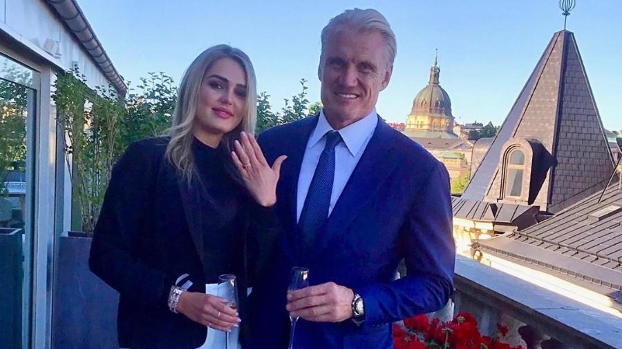 Dolph Lundgren fica noivo de Emma Krokdal - Reprodução/Instagram