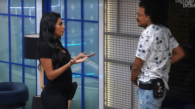 BBB 21: Pocah e João se desentendem  - Reprodução/Globoplay - Reprodução/Globoplay