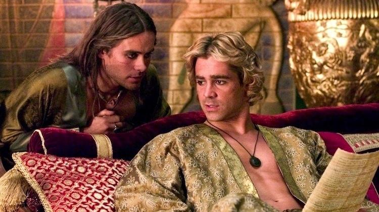Jared Leto e Colin Farrell como Heféstion e Alexandre, respectivamente, em 'Alexandre' (2004) - Reprodução - Reprodução