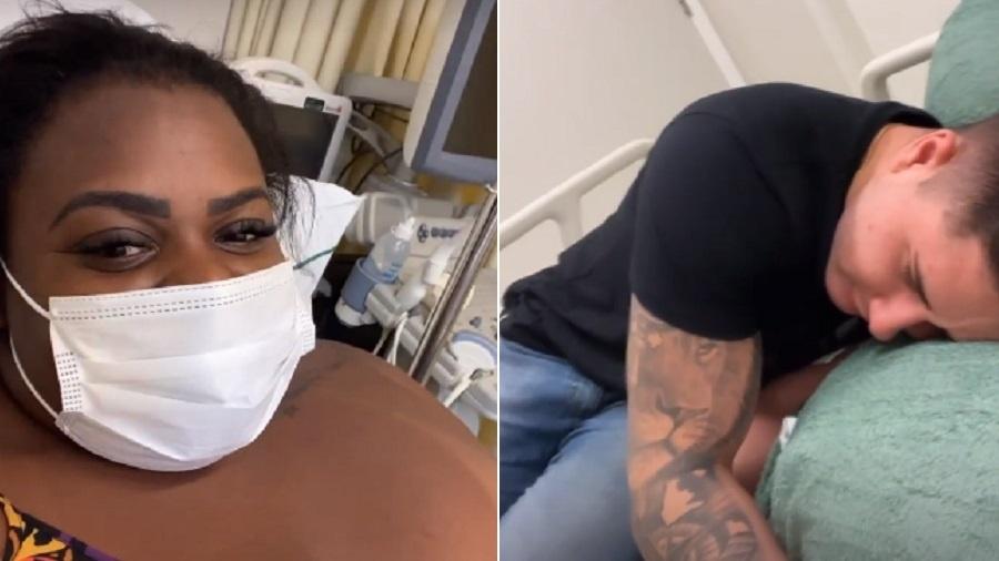 Jojo Todynho mostra marido cuidando dela em hospital - Reprodução/Instagram