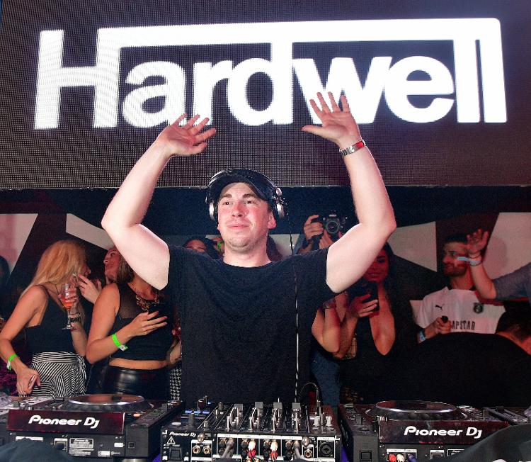 O DJ holandês  Hardwell, atração do festival Tomorrowland Brasil 2024