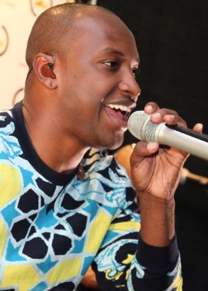 Thiaguinho faz um pocket show no lançamento do seu novo DVD VamoqVamo - Anderson Borde /AgNews - Anderson Borde /AgNews