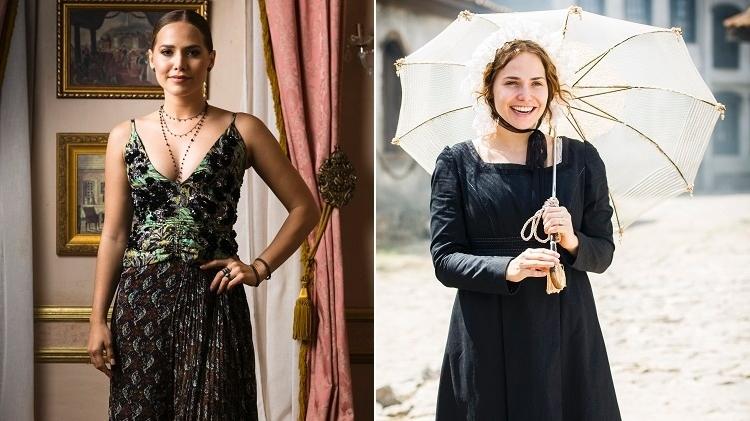 Letícia Colin é a princesa Leopoldina em "Novo Mundo" - Fotos de divulgação/TV Globo - Fotos de divulgação/TV Globo