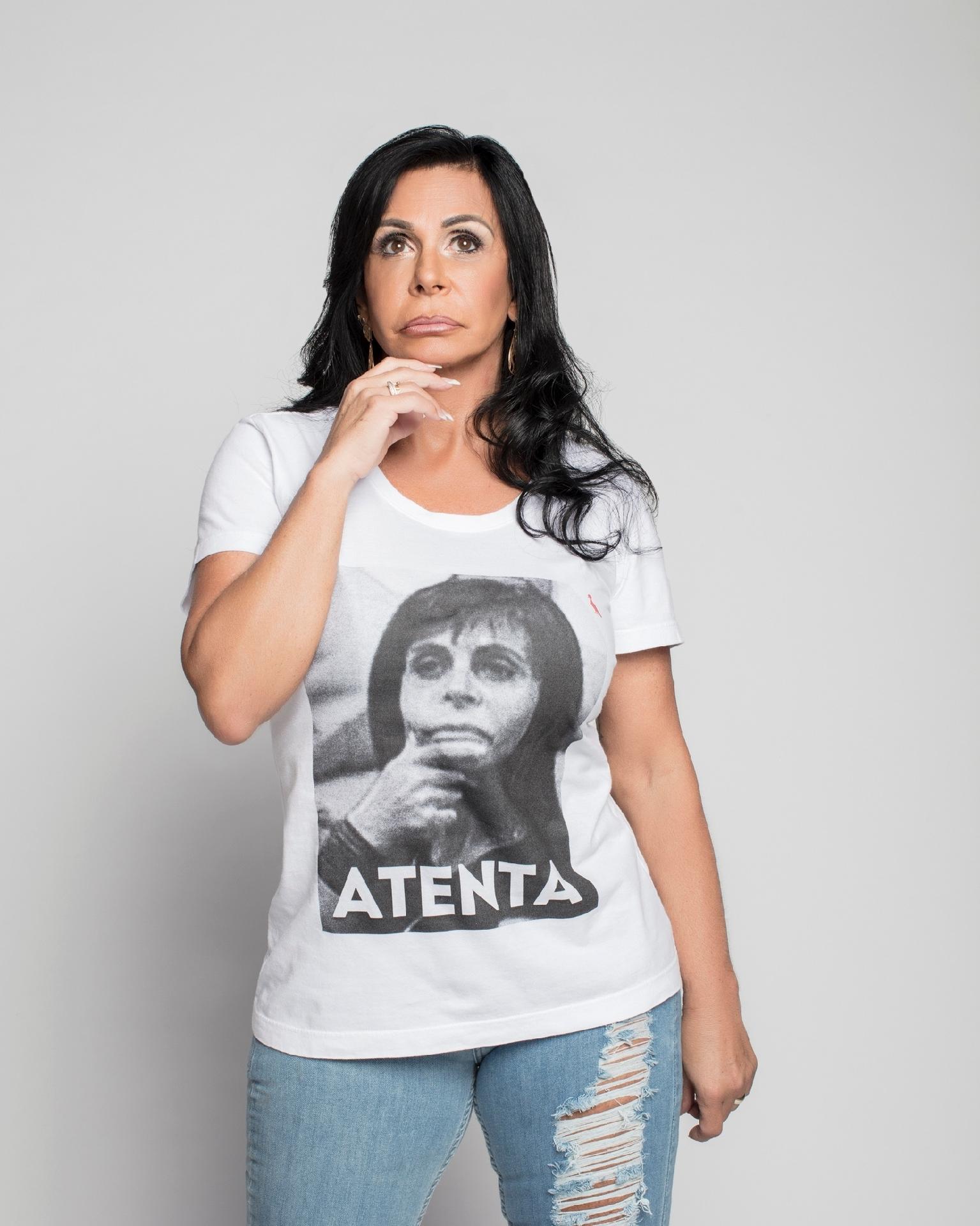 De rainha do rebolado à rainha da internet, Gretchen agora terá sua própria linha de camisetas - Daryan Dornelles/Divulgação
