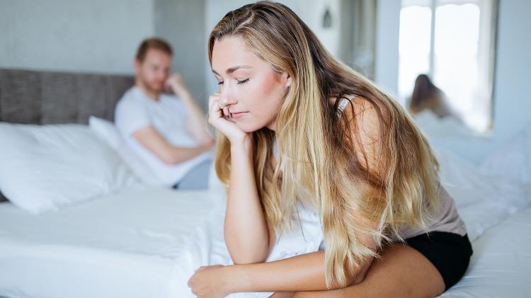 Mulher chateada/ Cansada/ Sem vontade de sexo - iStock - iStock