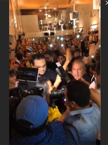 Multidão recepciona Gleici no aeroporto de Rio Branco  - Reprodução/Instagram - Reprodução/Instagram