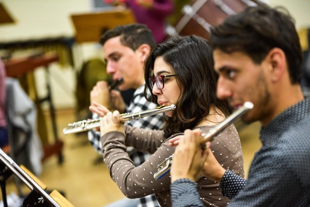 Integrantes da Orquestra Juvenil Heliópolis - Léo Franco/AgNews