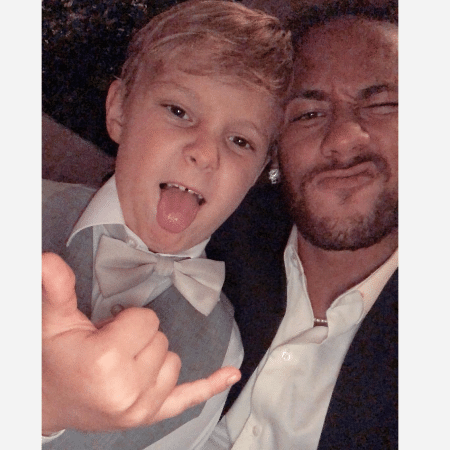 Neymar e o filho, David Lucca - Reprodução/Instagram