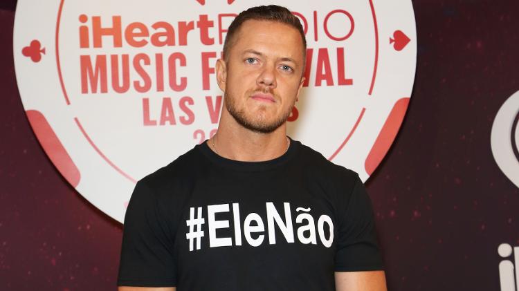 Dan Reynolds, vocalista do Imagine Dragons, adere à campanha #elenão contra Jair Bolsonaro - Gabe Ginsberg/Getty Images for iHeartMedia - Gabe Ginsberg/Getty Images for iHeartMedia