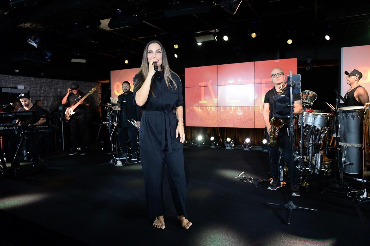 Ivete Sangalo participa de pocket show na sede da Google, em São Paulo - Francisco Cepeda/AgNews