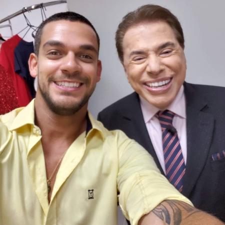 Caique Aguiar reencontra Silvio Santos - Reprodução/Instagram/caiqueaguiaroficial