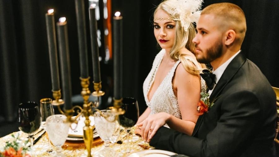 Detalhes da festa de casamento inspirada no livro "O Grande Gatsby" em Nova York - Divulgação/Anna Ivanova Photography