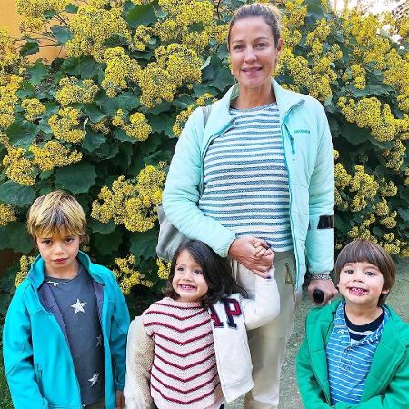 Luana Piovani e seus três filhos - Reprodução/Instagram