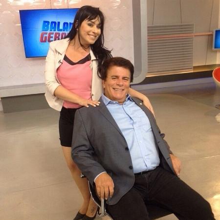 Luciana Picorelli posa ao lado de Wagner Montes (1954 - 2019) - Divulgação - Divulgação