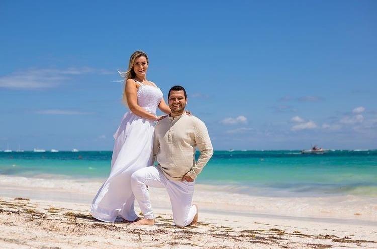 Andressa Urach e Thiago Lopes em lua de mel na República Dominicana - Reprodução / Instagram