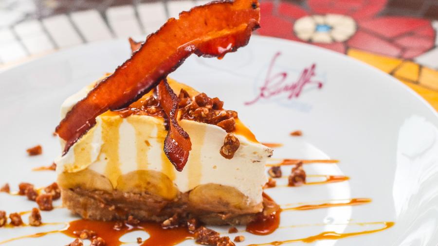 Banoffi com amendoim e bacon, uma das sobremesas inusitadas com um toque da carne de porco - Fernando Smak