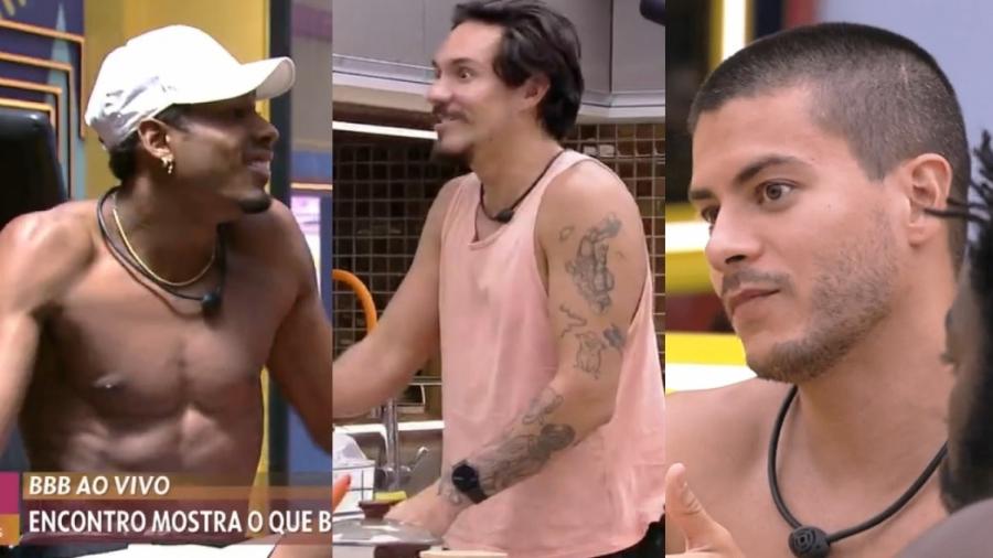 BBB 22: Dia de hoje teve papo sobre casamento, xingamento ao vivo e Arthur lamentando estar longe da filha - Reprodução/Globoplay