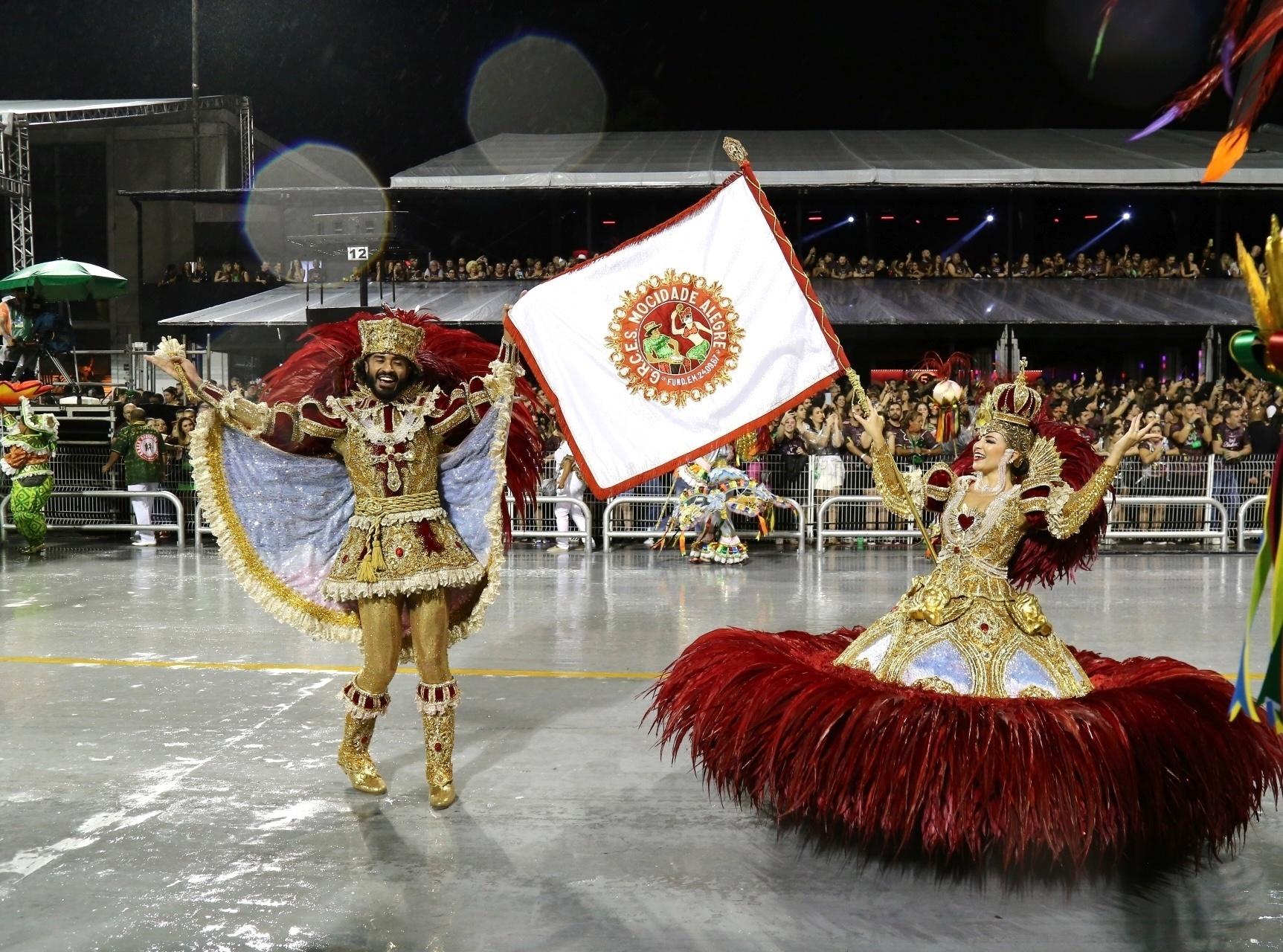 Desfile da Mocidade Alegre, segunda colocada no Grupo Especial - Cláudio Augusto/Ag.Brazil News