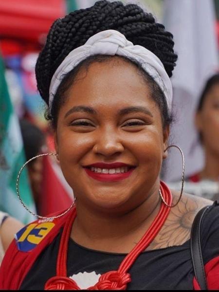 Codeputada estadual eleita pelo PSOL, Simone Nascimento fazia reuniões com Lula ao lado de outras liderenças de movimentos sociais - Reprodução