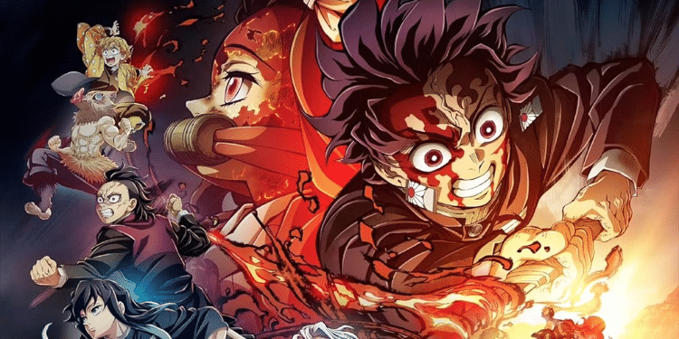 Imagem de divulgação da 4ª temporada de "Demon Slayer"