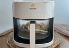 'Air fryer de vidro' tem design moderno e é fácil de limpar; confira teste (Foto: Acervo pessoal)