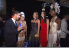 Andressa Salomone faz blitz fashion em baile da Vogue - Rede TV