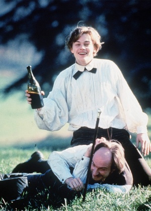 DiCaprio (Rimbaud) e David Thewlis (Verlaine) em "Eclipse de Uma Paixão" (1995) - Divulgação - Divulgação
