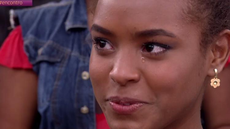 Fátima Bernardes reencontra sobrevivente de tragédia em Niterói - Reprodução/TV Globo - Reprodução/TV Globo