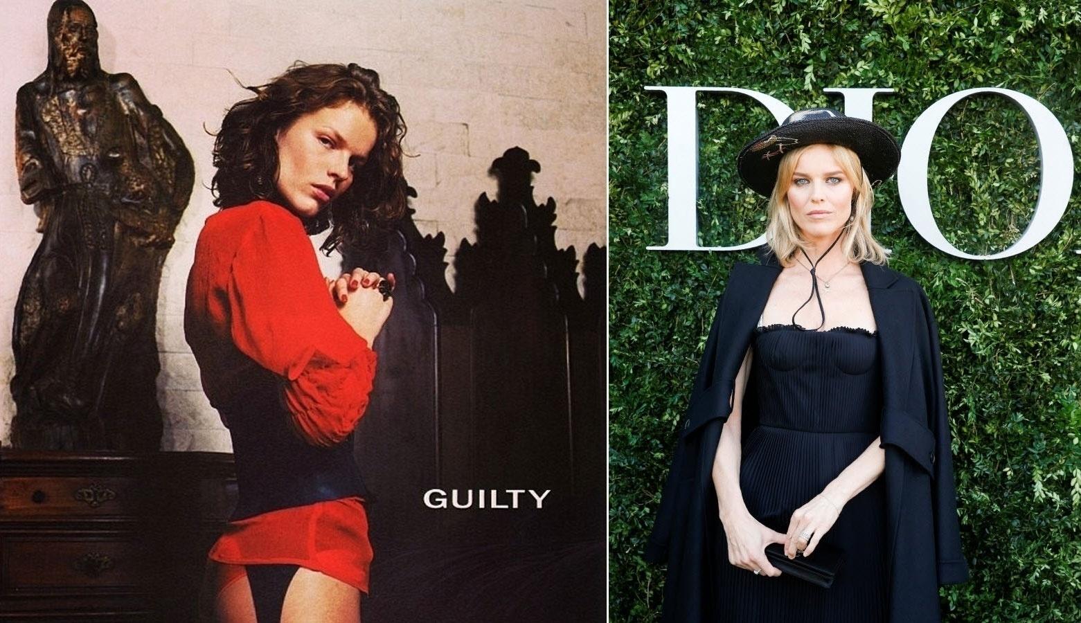 Eva Herzigová, hoje com 44 anos, é mãe de 3 garotos e garota-propaganda da Dior. Ela começou a carreira aos 16 anos em seu país natal, a República Tcheca - Reprodução/Instagram/AFP