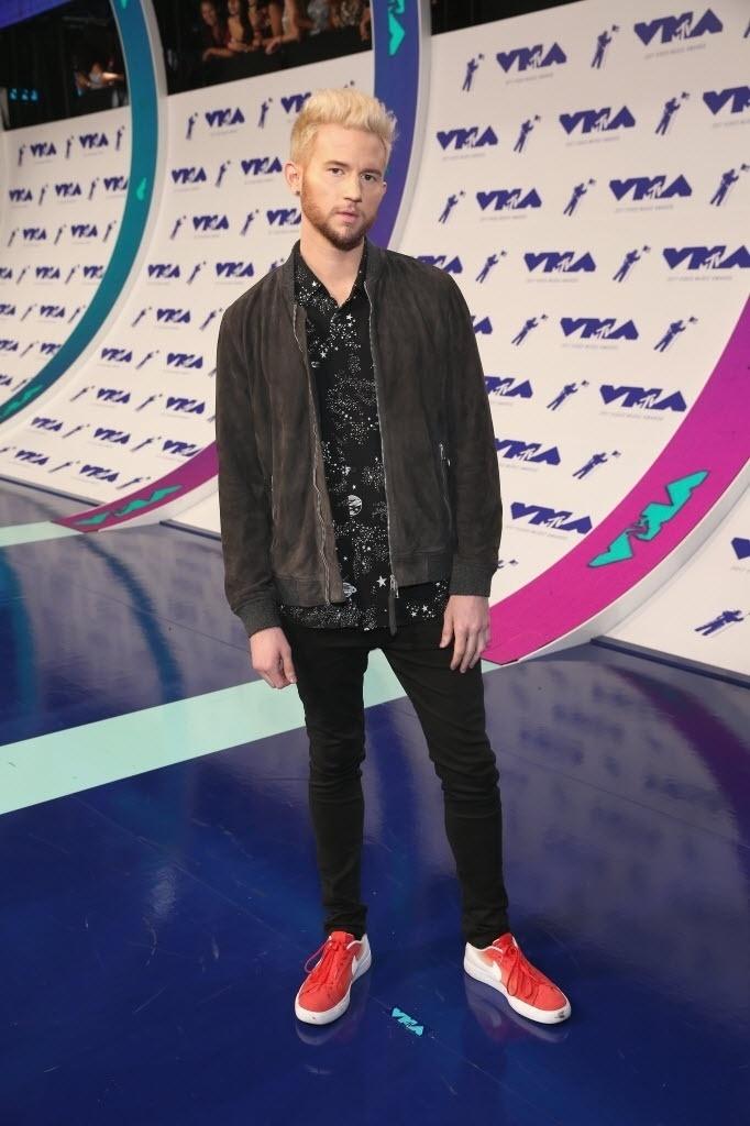 O cantor Ricky Dillon no VMA 2017 - Phillip Faraone/Getty Images/AFP
