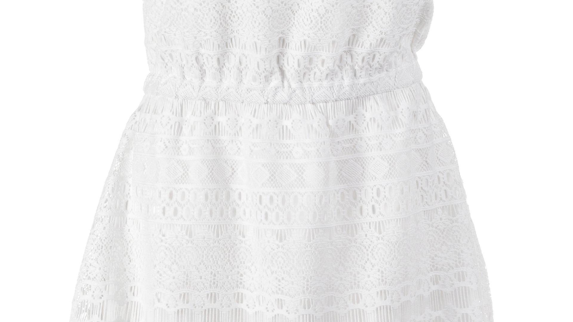 Vestido de renda sintética, R$ 89,99, Pernambucanas, pernambucanas.com.br - Divulgação