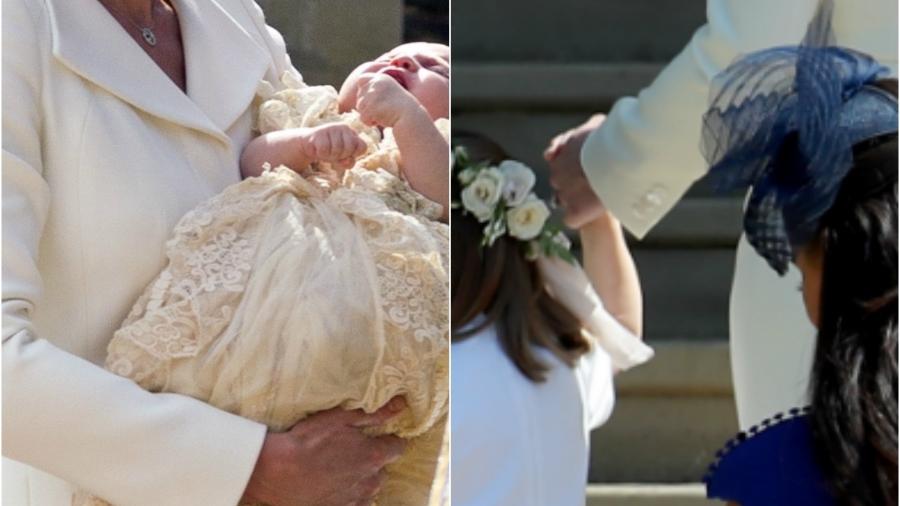 Vestido usado por Kate no batizado de Charlotte não tinha botões na manga - Getty Images