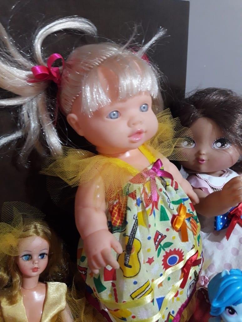 Confira algumas das bonecas já reformadas pela iniciativa - Acervo pessoal