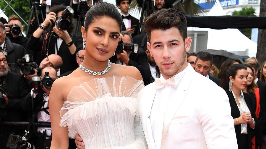Priyanka Chopra e Nick Jonas em Festival de Cannes 2019 - Getty Images