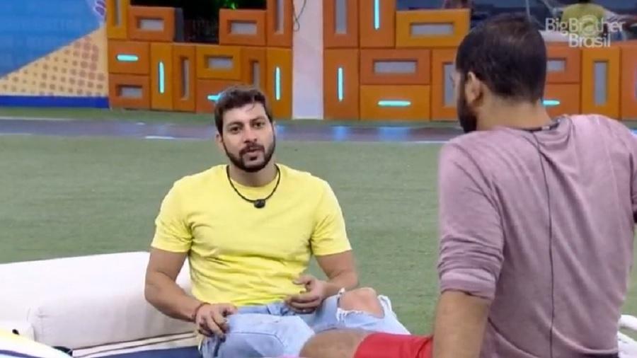 BBB 21: Caio, Gil e Sarah falam sobre a fama de vilões do jogo - Reprodução/Globoplay