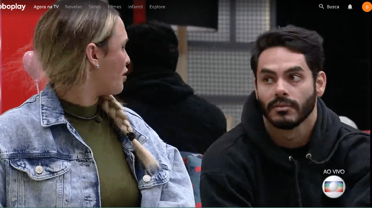 BBB 21: Sarah e Rodolffo batem boca - Reprodução/Globoplay - Reprodução/Globoplay