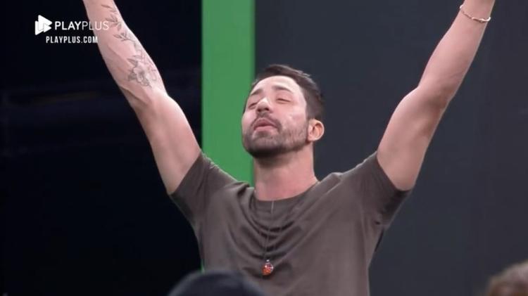 A Fazenda 2021: Rico foi o ganhador da brincadeira que valia R$ 10 mil - Reprodução/PlayPlus - Reprodução/PlayPlus