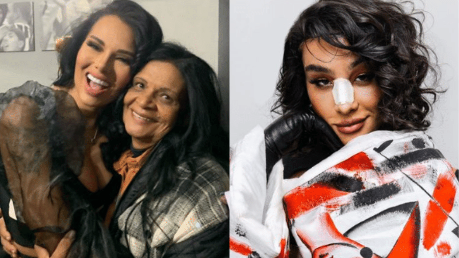 Lilia Anjos, mãe de Linn da Quebrada, posta fotos com Ariadna acreditando que era sua filha - Instagram/Gabriel Renné