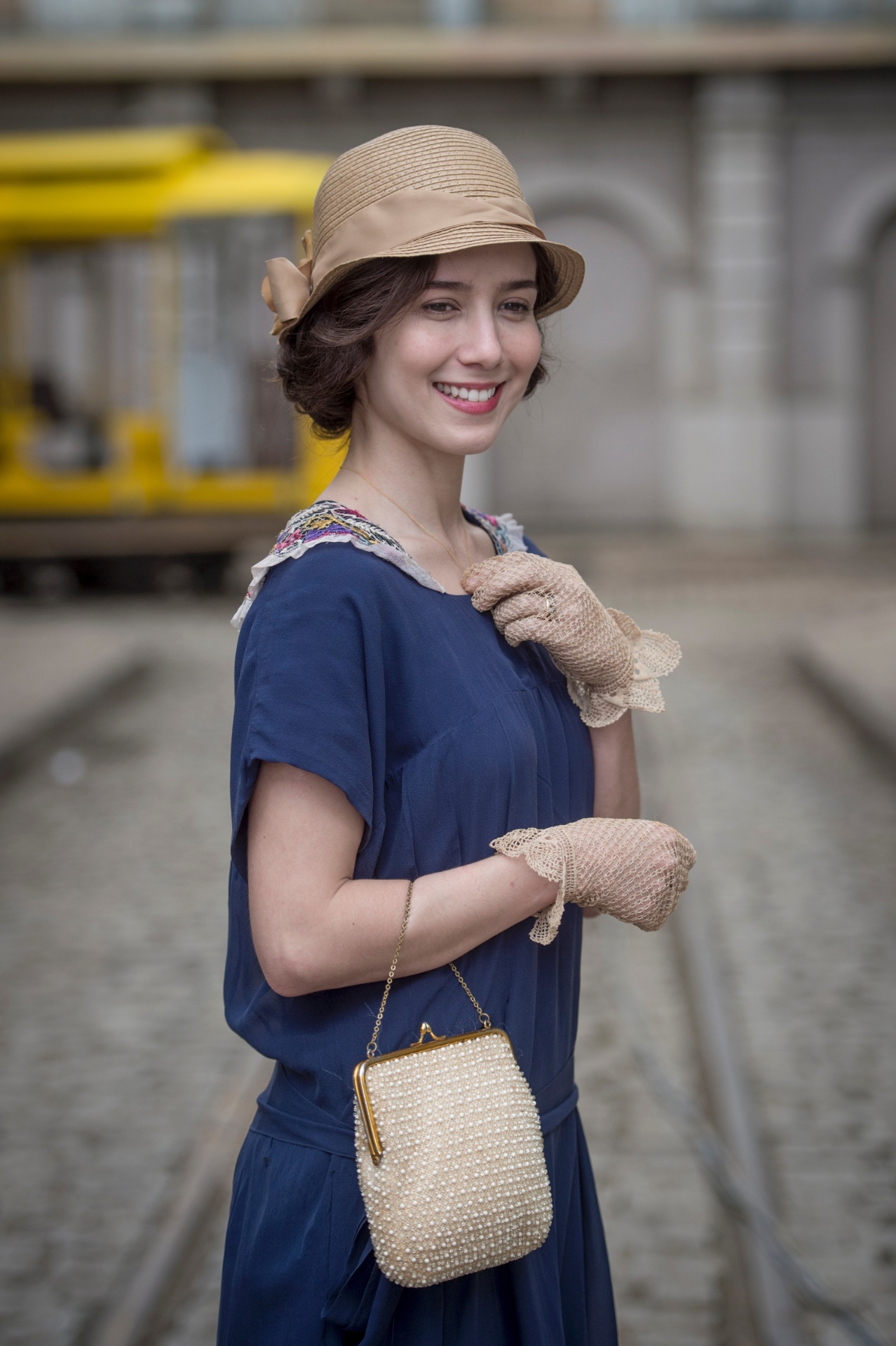 Marjorie Estiano é Mariana na minissérie "Ligações Perigosas", uma mulher casada e devota mas que é seduzida por Augusto de Valmont (Selton Mello) - João Cotta/Divulgação/TV Globo