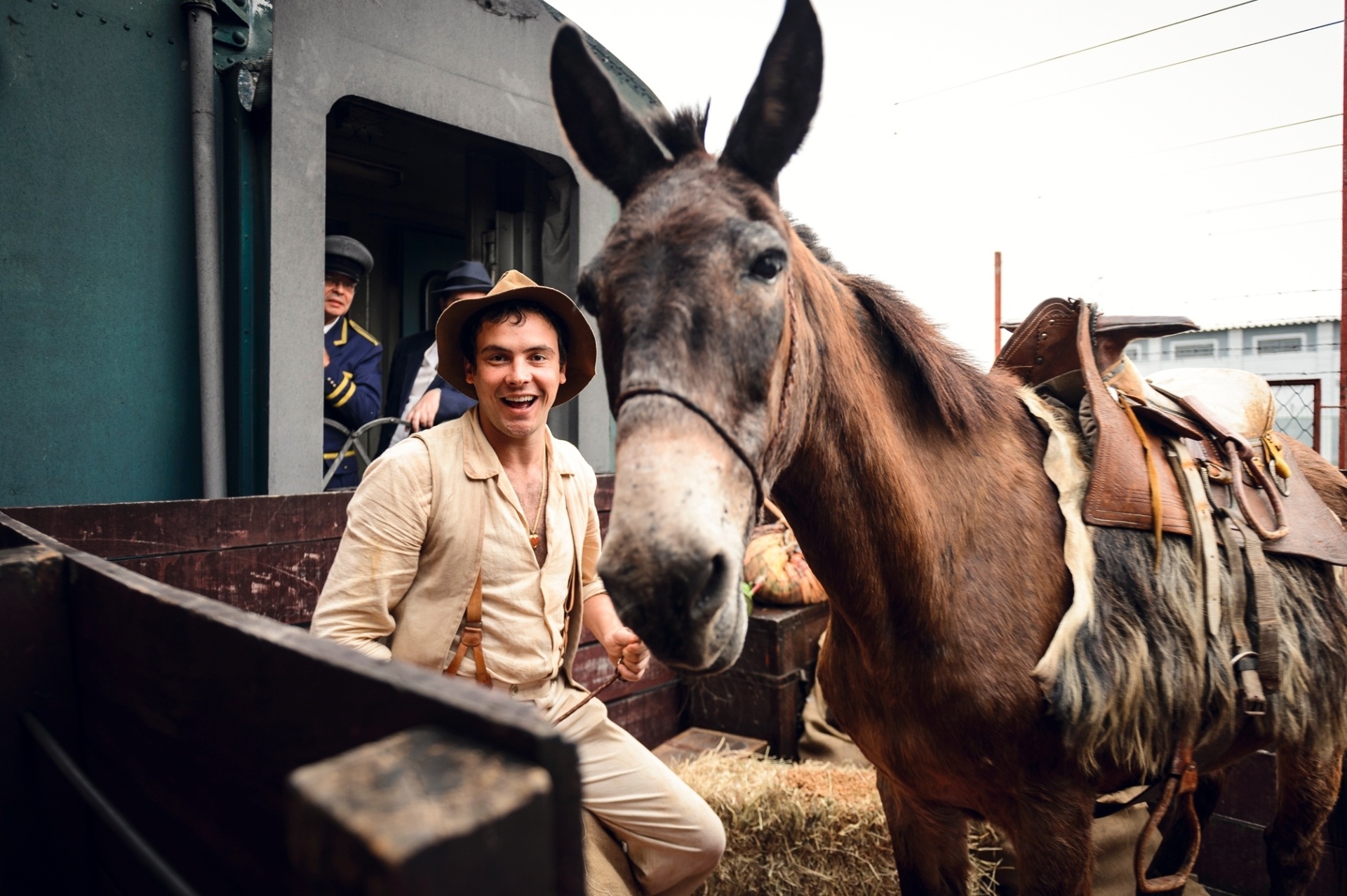 "No começo ele era mais desconfiado do que eu e empacou algumas vezes. E eu também acabava empacando. Hoje somos grandes amigos", diz Guizé - Ramón Vasconcelos/TV Globo