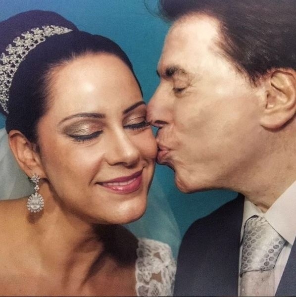 14.ago.2016 - A apresentadora Silvia Abravanel publica foto com o pai, Silvio Santos, em homenagem ao Dia dos Pais - Reprodução/Instagram/silviaabravanel