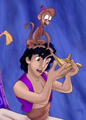 Cena do filme "Aladdin" (1992) - Reprodução