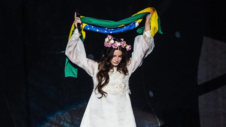 Lana Del Rey em sua última passagem pelo Brasil, em 2013 - Avener Prado/Folhapress - Avener Prado/Folhapress