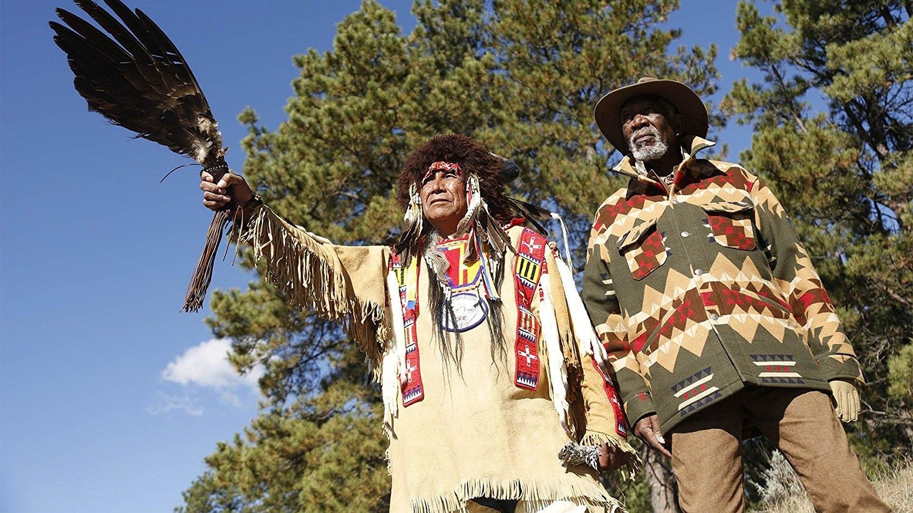 Cena da série "A História de Deus com Morgan Freeman" - Reprodução