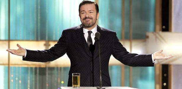 Ricky Gervais apresenta a edição 68 do Globo de Ouro, em 2011 - Paul Drinkwater/NBC/Reuters - Paul Drinkwater/NBC/Reuters