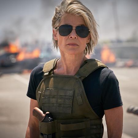 Linda Hamilton em "O Exterminador do Futuro 6" - Divulgação - Divulgação