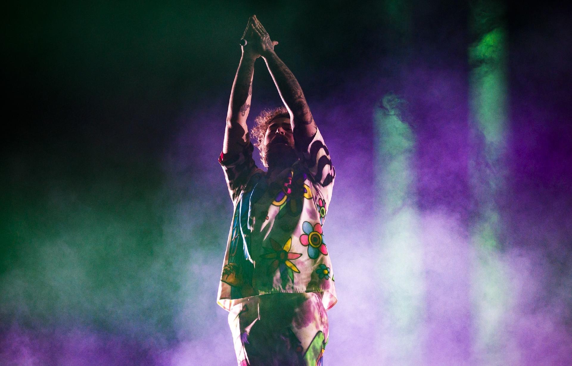 Post Malone se apresenta no Lollapalooza Brasil 2019, no Autódromo de Interlagos, em São Paulo - Mariana Pekin/UOL